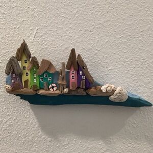 Driftwood Art, Driftwood Beach Houses, Coastal Art, Driftwood Wall Art